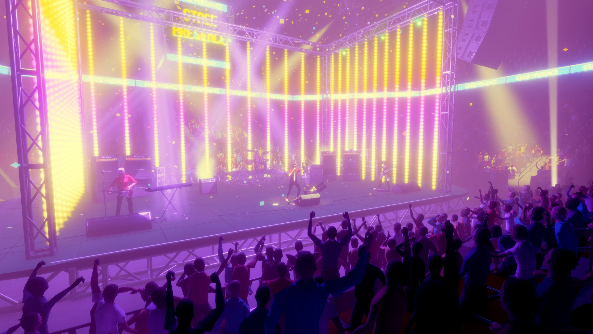 Stage Presence: Game image from the original homepage